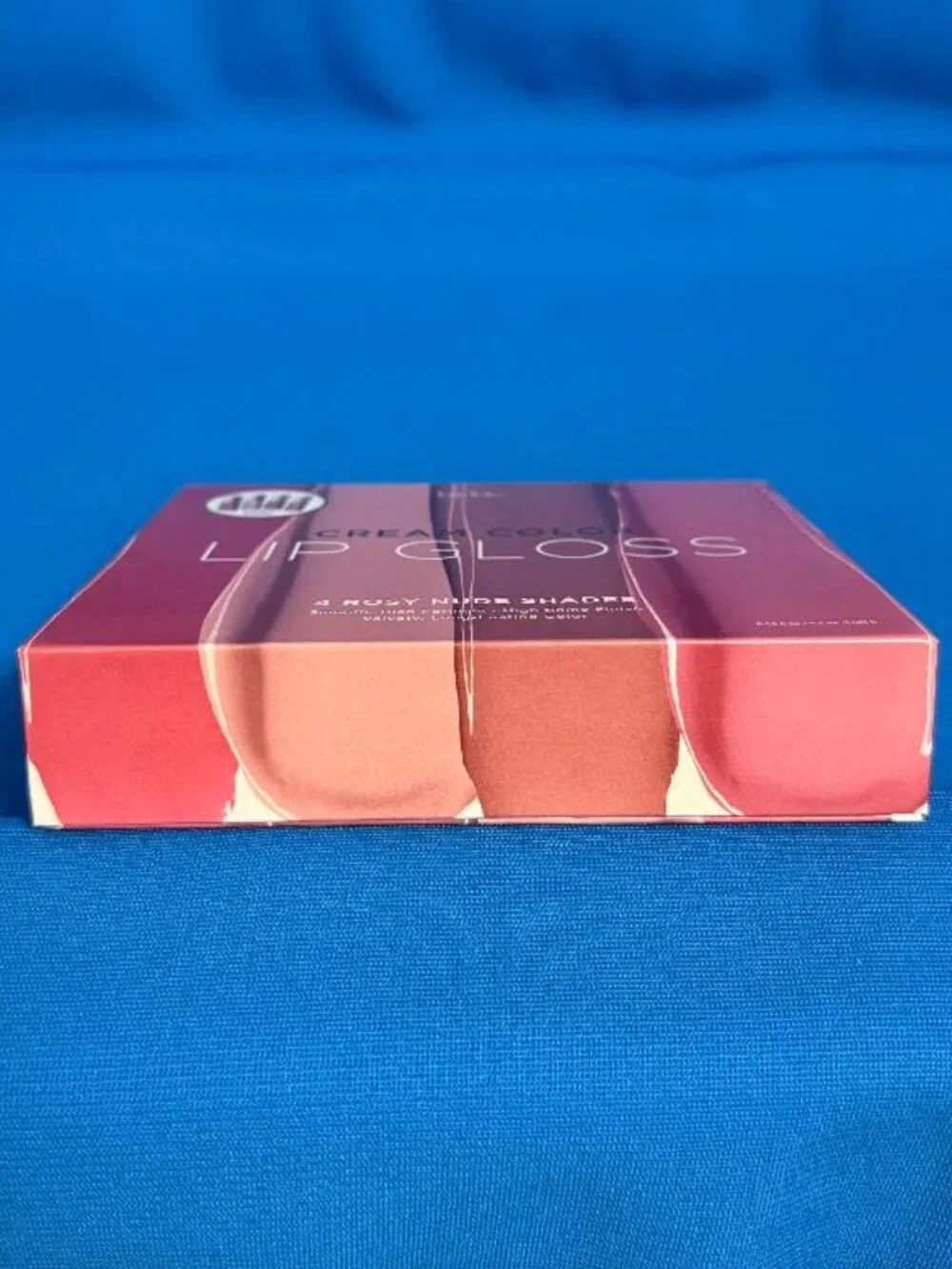 NICOLE MILLER NEW YORK 4 PACK ROSY NUDE HIGH SHINE SHADES CREAM COLOR LIP GLOSS